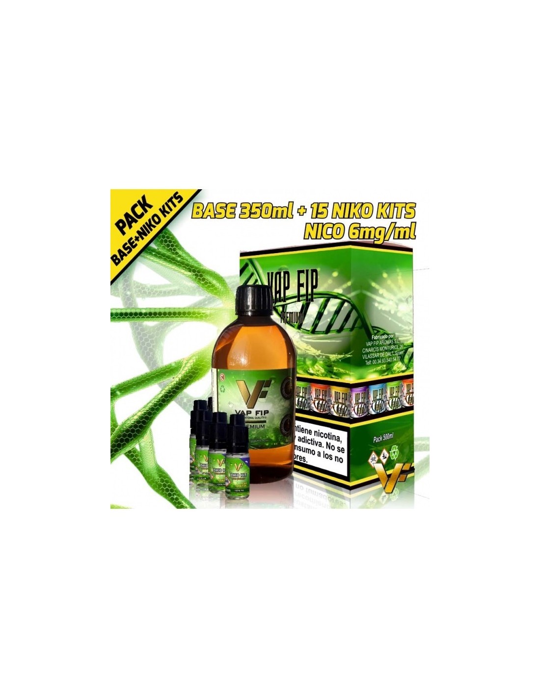 elfbar elfa master akku BASE VAP FIP PACK 50PG/50VG 500ml-6mg